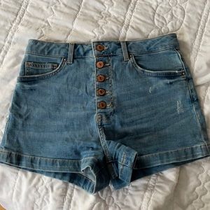 Forever 21 high waisted denim shorts